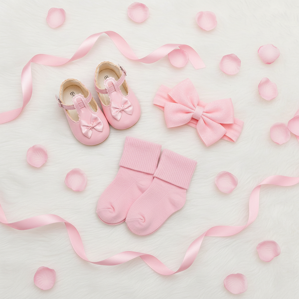 Baby Gift Set Flat Lay